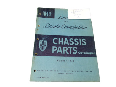 Ersatzteilkatalog: Lincoln und Lincoln Cosmopolitan , Nove  ma0810121  Version B