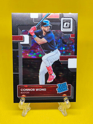 Connor Wong 2022 Donruss Optic Black Stars Prizm RC /149 #82 Boston Red Sox