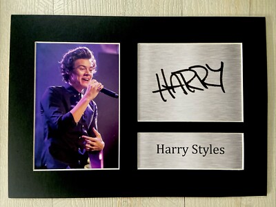 Harry Styles signed A4 Print Display | Zustand: Neu | VB