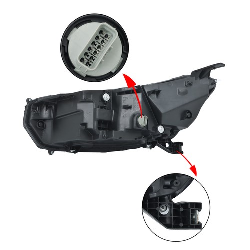 Headlight Headlamp Assembly LED For 23-24 HONDA CR-V Single RH Side Clear Lens - Picture 7 of 12
