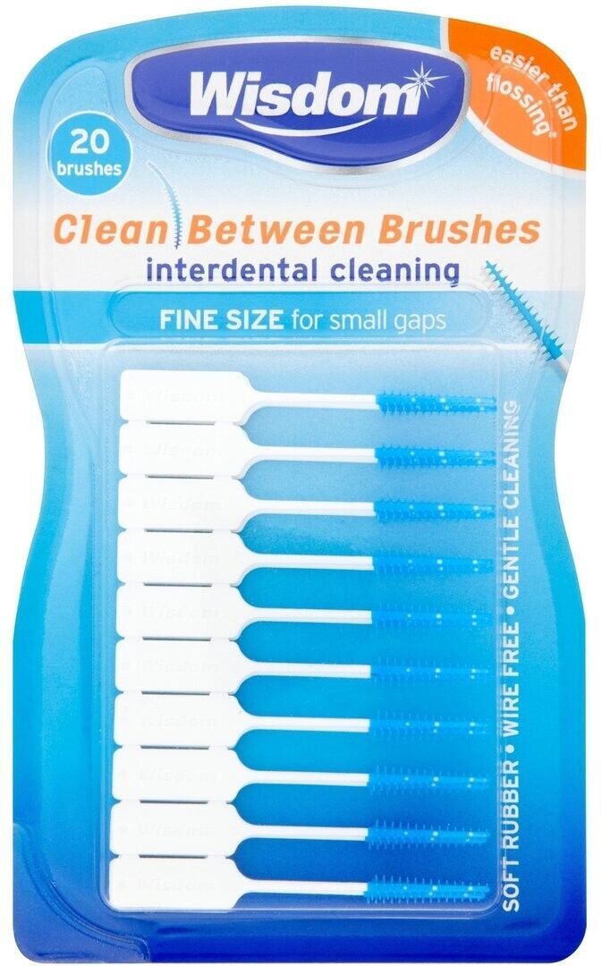 Wisdom Clean Between Interdental Brushes: Fine - Blue (20)