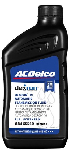 ACDelco 10-9243 (88865549) Dexron VI Full Synthetic ATF, 1 qt