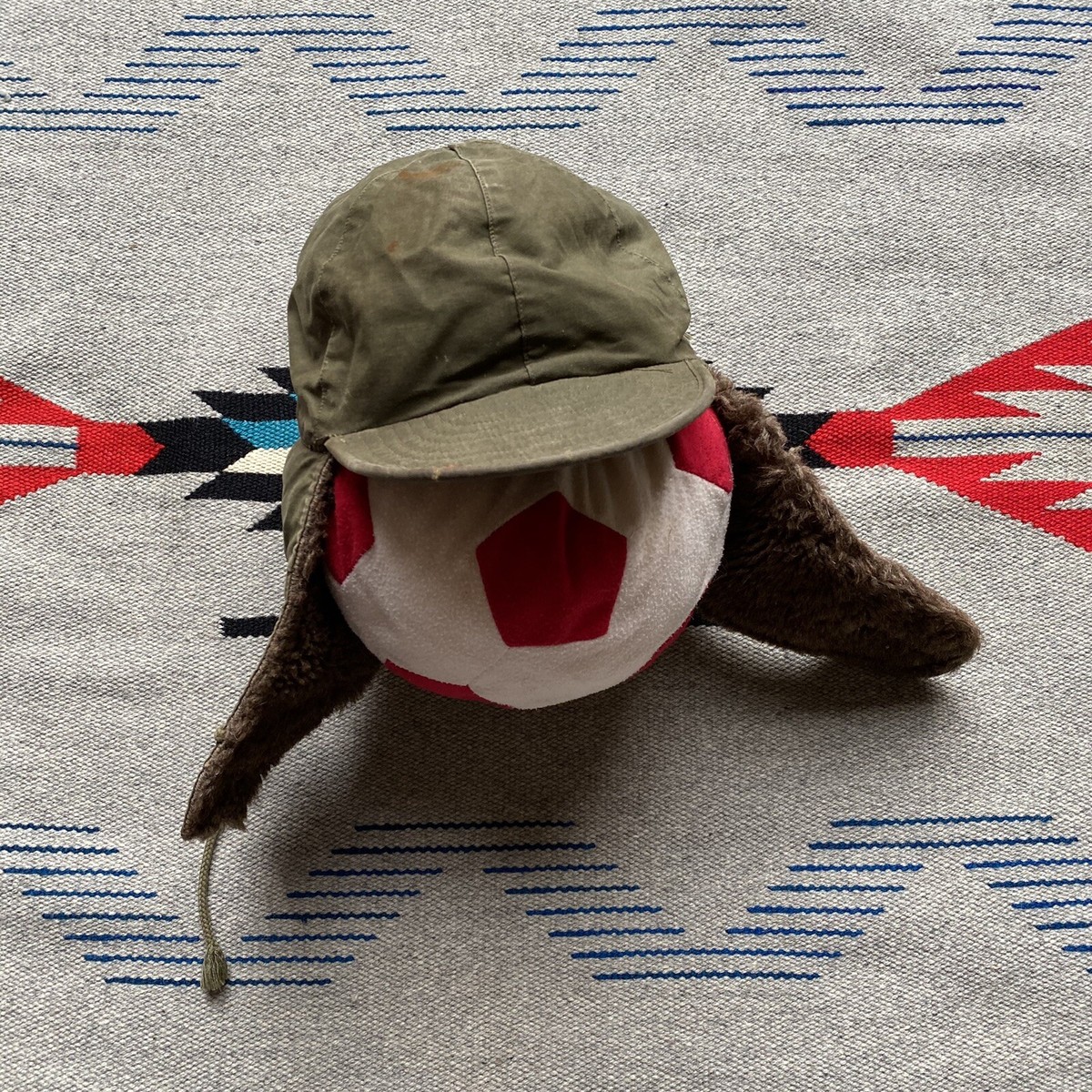 Cap Field Pile M-1951 Size 7 Wool / Cotton Green Military Hat