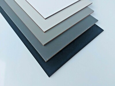 HPL Fassaden- Balkonplatte in 6mm vers. Größen u. Farben und Zubehör (79,80 /m²)
