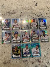 2021 topps platinum anniversary refractor xfractor and aqua lot