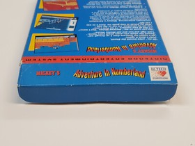 Mickey's Adventure in Numberland Nintendo NES Box Only *(No Game, No Manual) *