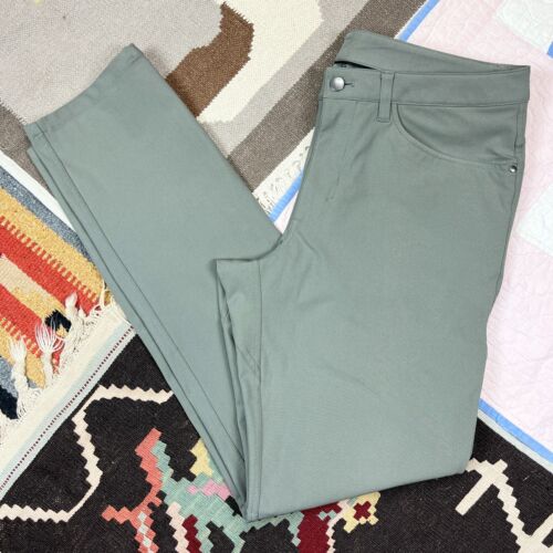 Lululemon ABC Performance Golf Classic Chino Pants Gray Stretch Men's 32x34 - Picture 1 of 7