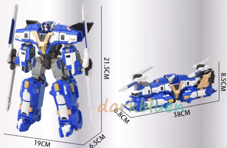 Tobot V JUSTICE V Twin Blade Transforming Robot Vehicle Action Figure Toy CN Ver - Image 4 of 4