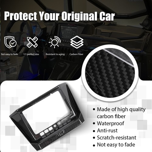 REAL CARBON FIBER Ride Command Surround For POLARIS RZR PRO XP / PRO R 2020-UP - Bild 3 von 24