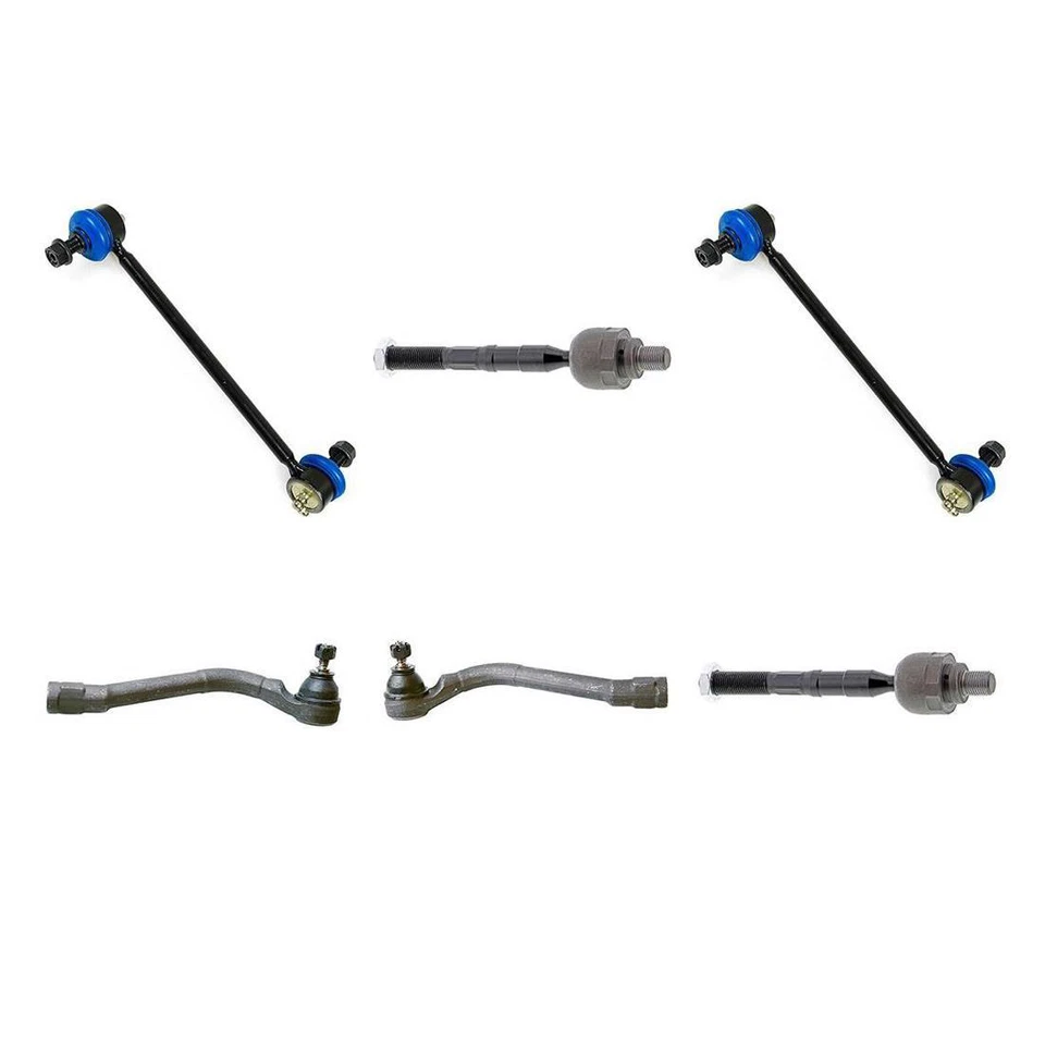 Barra estabilizadora Tierod con extremo de barra estabilizadora delantera Mevotech 6 piezas para Hyundai Tucson 2010-13 Foto 2 de 4