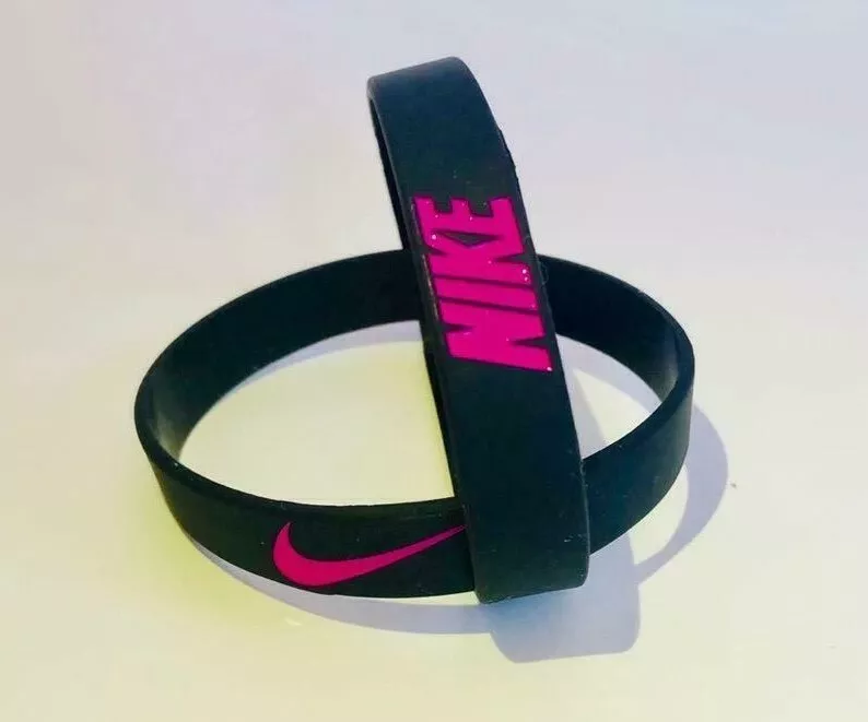 Nike Baller Band Silicone Rubber Bracelet Pink White Dunks SB BLOSSOM PINK  🌸 | eBay