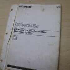 Caterpillar 330B L EXCAVATOR Electrical System Schematic Manual service WIRING