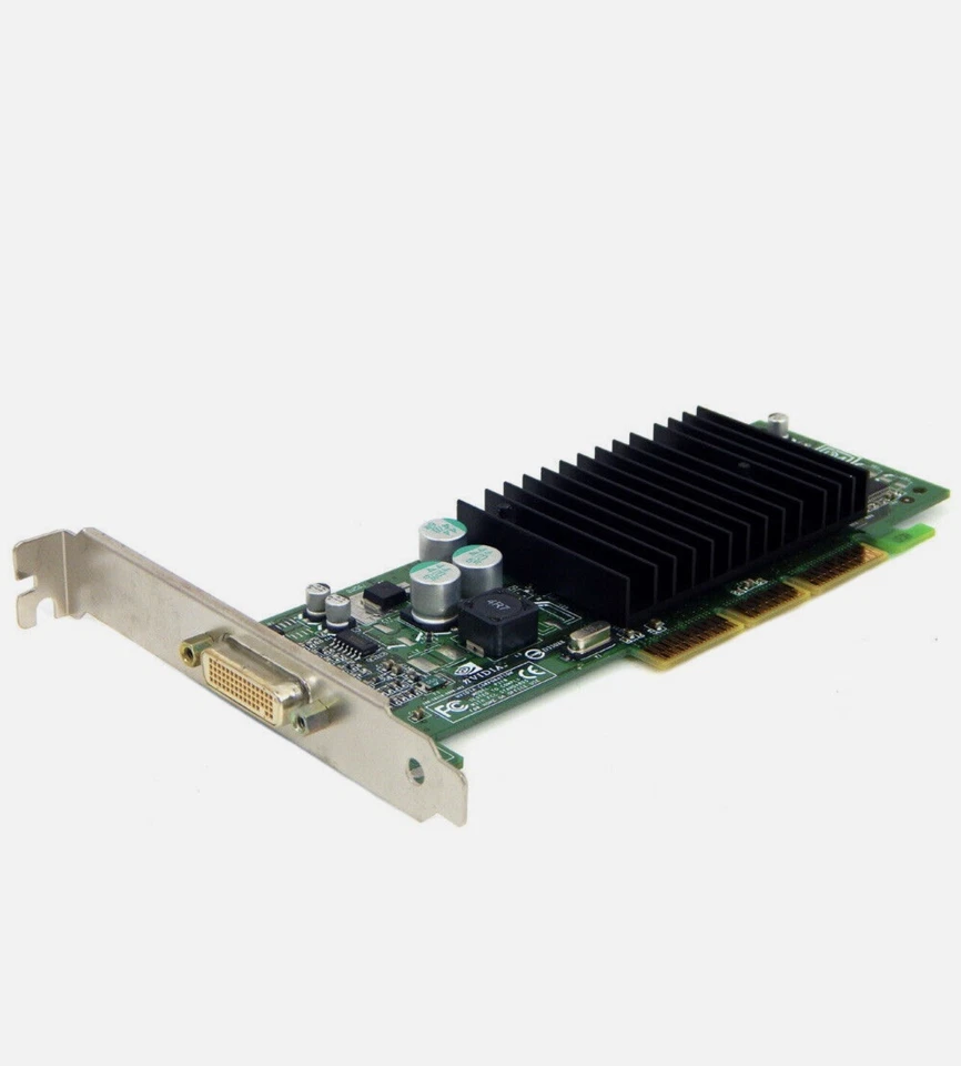 Dell nVidia Quadro Quadro4 NVS 280 NVS280 DMS59 AGP Dual Video Card J0880 0J0880 - Image 2 of 2