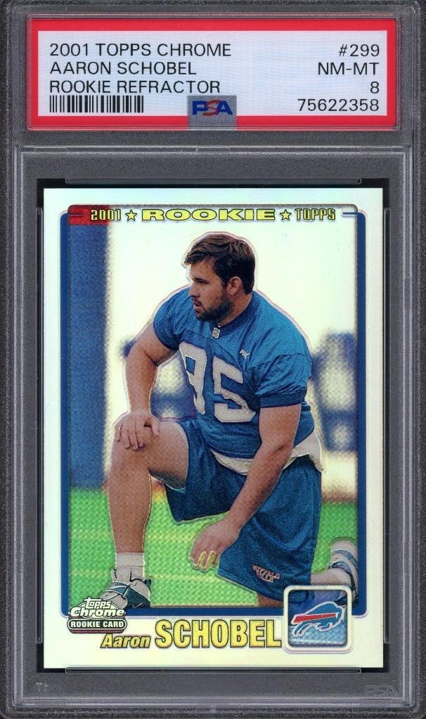 Aaron Schobel Topps Chrome #299 Rookie Refractor