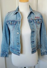 Pepe Jeans of London Jacket Girls Size Medium Light Blue Denim Jean Jacket
