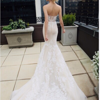 princess polly baby blue dress Never Worn Inbal Dror BR 15-16 Wedding Dress main image 0