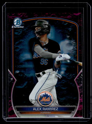 Alex Ramirez 2023 Bowman Draft Chrome Fuchsia Lunar Refractor Card /199 #BDC-17