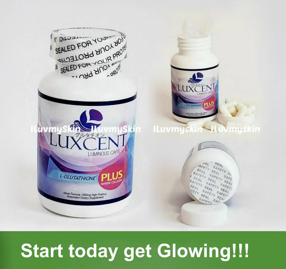 Luxcent Luminous Caps L-Glutathione 1800mg (60 Capsules)  - Image 3 of 4