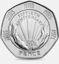 1998 NHS 50p Coin Fifty Pence