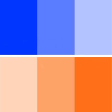 Color Correction Gel Filter 6 Pack 16X20 Inches Blue Orange Photography Lighting
