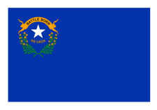 4" nevada state flag sticker decal usa made