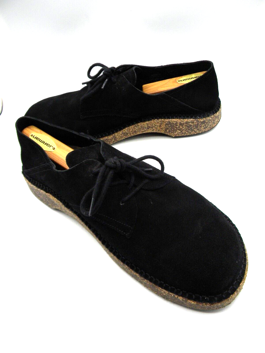 EUC Birkenstock Men’s Gary Black Suede Casual Oxfords Shoes 95_244621_1653947402356.jpg main image 4