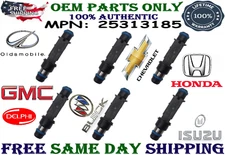 Genuine Delphi Pack of 6 Fuel Injectors For 2002, 2003, 2004 GMC Envoy 4.2L I6