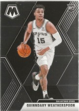 2019-20 Panini Mosaic Quinndary Weatherspoon RC Rookies #204 