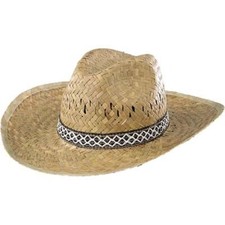 Cappello in paglia Tg 56 naturale per estate in spiaggia  made in Italy