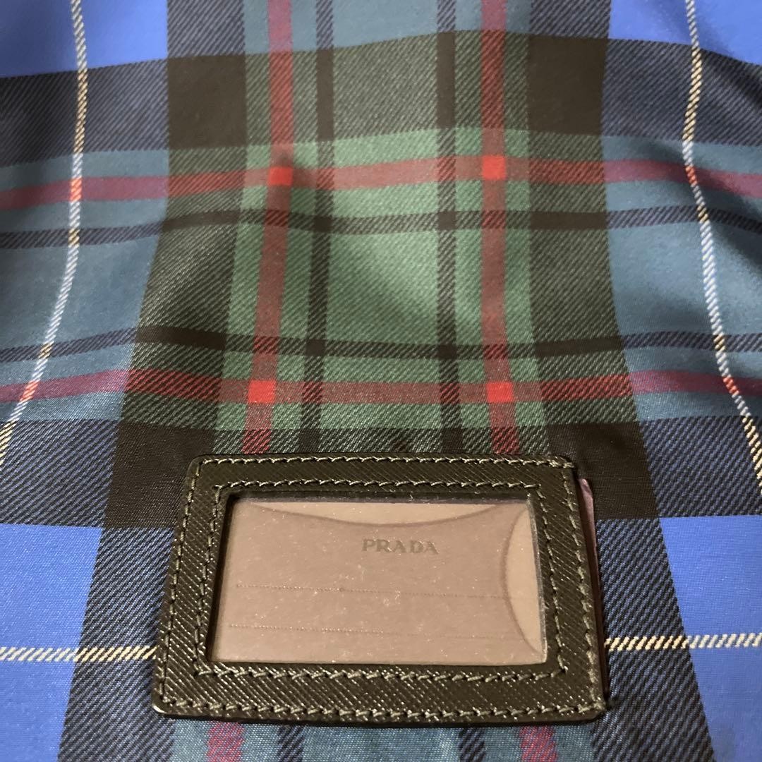 PRADA checkered pattern backpack from japan - image 6