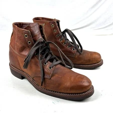 CHIPPEWA Lace-Up Leather Utility Work Boots Mens Fits 9.5-10 USA