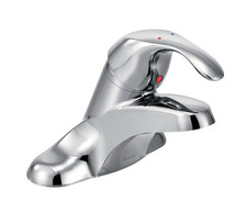 MOEN 8439F05 Low Arc Chrome M-Dura Brass Medium Duty Commercial Lavatory Faucet