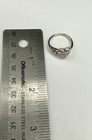 OTC 10k White Gold Diamond Heart Ring Size 7 2.0 g — photo 6