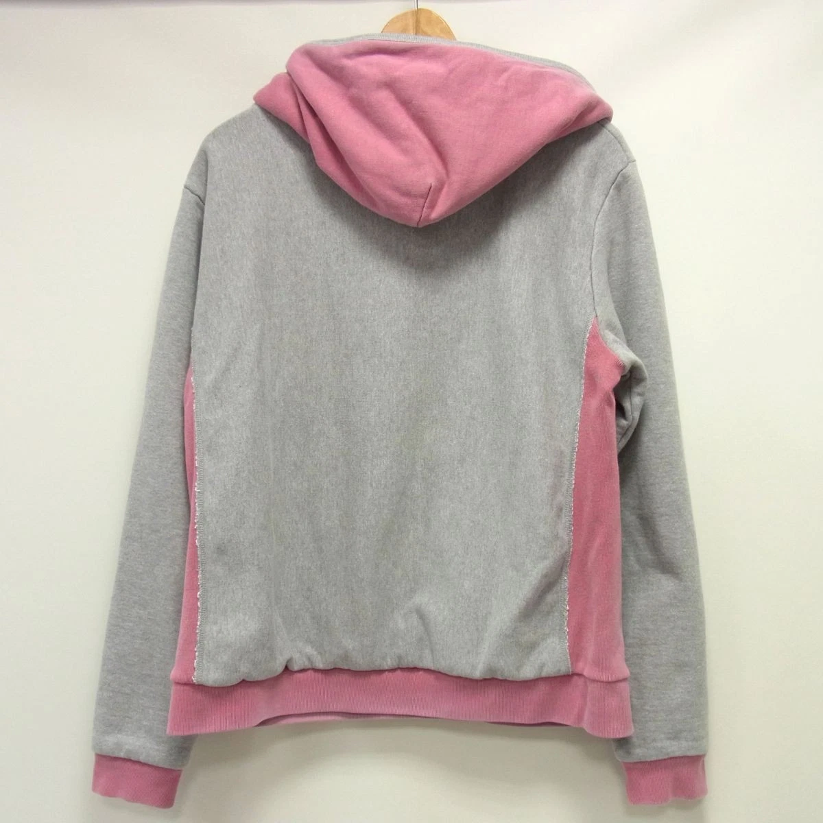 A BATHING APE (BAPE) Felpa con cappuccio mezza zip usata modello A Bathing Ape fodera termica rovesciata Ursus Bape