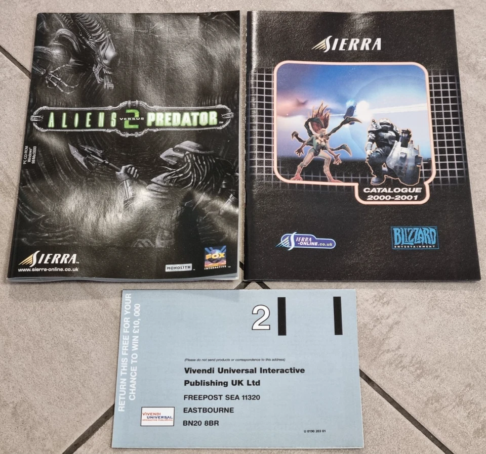 Aliens Versus Predator 2 Big Box Version For PC CD-Rom Complete Sierra - Image 2 of 4