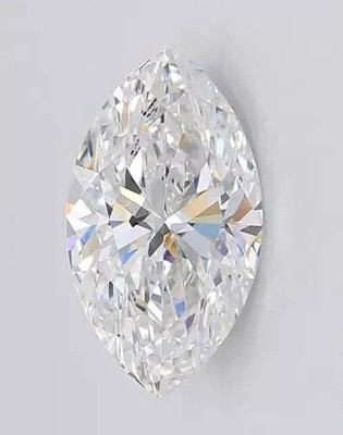 Lab Grown 4.01 Cts MARQUISE Cut E Color VS1 Clarity IGI Certified CVD Diamond