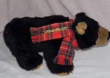 Steiff Eddie Bauer Black Bear Plush Realistic With Ear Button 2009 Stuffed