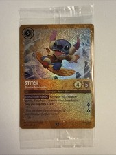 Stitch Carefree Snowboarder 42/P3 Sealed Gold Promo 2025 Disney Lorcana Card NM