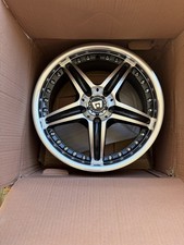 Used 18x8 Gloss Black Machined Motegi Racing Mr107s D5S