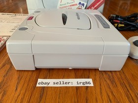 Sega Saturn HST-0017 Christmas Nights Japanese console system complete in box