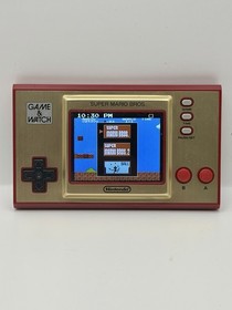 Nintendo Super Mario Bros Handheld Game & Watch 35th Anniversary Edition w/Cable