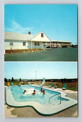 Eastham, MA-Massachusetts, Eastham Motel Advertising Antique, Vintage Postcard