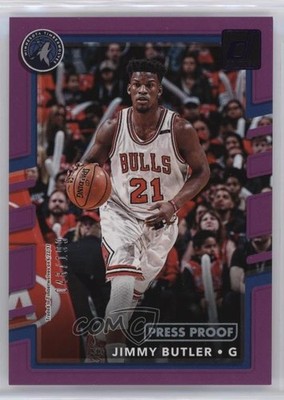 2017-18 Panini Donruss Press Proof Purple 48/199 Jimmy Butler #86 2b6