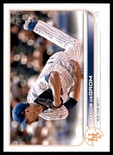 Jacob deGrom 2022 Topps Chrome #125 Mets MLB READ FREE SHIPPING AutographDen