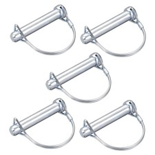 Shaft Locking Pin 12mmx65mm Coupler Pin for Farm Trailers Lawn Arch 5Pcs