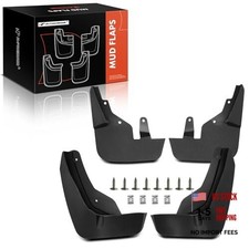 Set of 4PCS Mud Flaps Splash Guards Mudflaps Mudguards with Hardware Kits