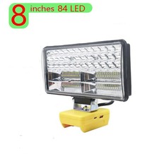 8inch  LED Work Light For Dewalt XR DCB 18V 20V Battery Cordless Flashlight