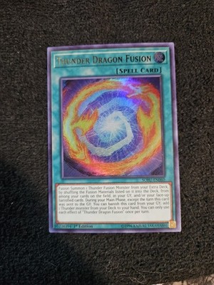 Thunder Dragon Fusion - 1st Edition - SOFU-EN060 - Ultra Rare Yugioh