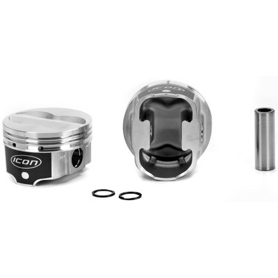 Icon Pistons IC10004-.040, Set of 8 Aluminum Icon Fhr Piston - Chevy 350 Rod 5.7 - Picture 1 of 9