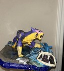 Large Liepard And Gyrados Sculpture Hand Sculpted And Painted — photo 2